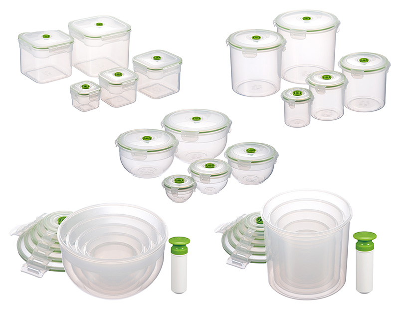 various sizes food container
